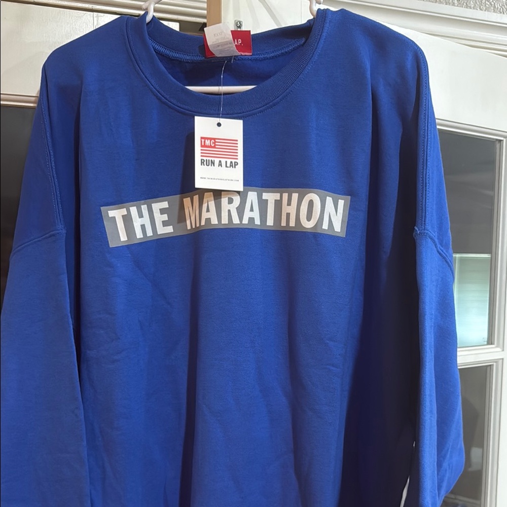 Blue 'The Marathon' Sweatshirt